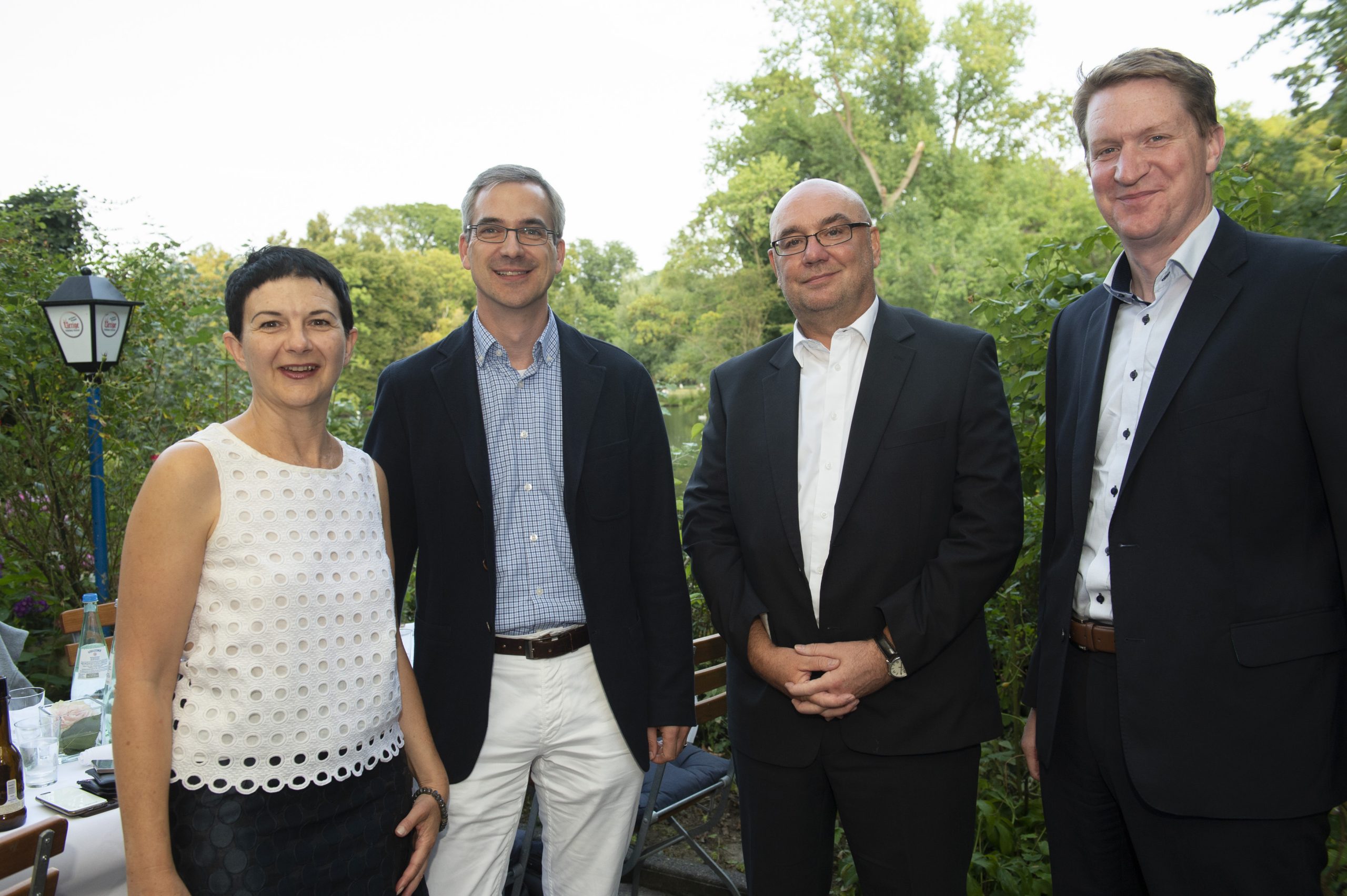 Das neue Sprecherteam: (von Links) Petra Richter, die stellvertretenden Landessprecher Dr. Thomas Wittek, Volker Heiliger und Klaus Hübscher